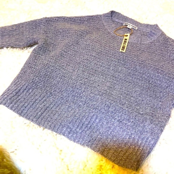 Moral Fiber Sweaters - NWT MORAL FIBER GREY GRAY LONG SLEEVE CREWNECK SWEATER  Size M Excellent…